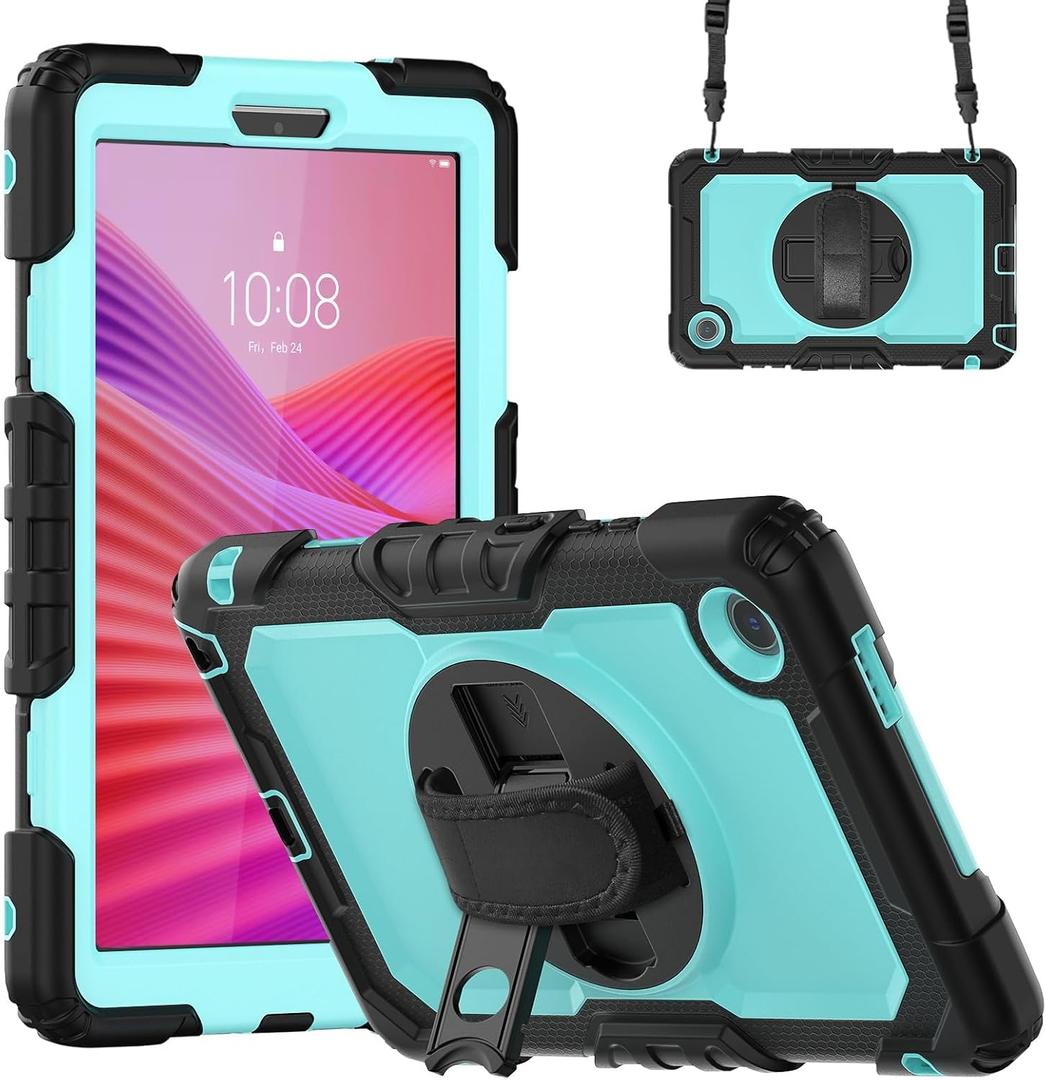 Gylint 360° Rotatable Case for Lenovo Tab One K9 8.7" with Straps, B
Gylint Rotating Case Lenovo Tab One/K9 8.7" Blue w/ Pen Holder, Screen Protector, Dual Straps