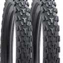 YUNSCM 2-PCS 16" Kid Bike Tires 16x1.95/53-305 Compatible with 16 x 1.95 All-Terrain Directional Tread Bike Bicycle Tires (Y-817)