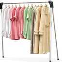 APEXCHASER Clothes Drying Rack - Laundry Rack for Efficient Air Drying, Collapsible Clothing Rack, Foldable Clothes Drying Rack, Heavy Duty Stainless Steel Clothes Rack