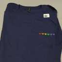 Tiny Rainbow Hearts Subtle Pride Month Flag LGBT Gay Rights T-Shirt XL