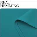 NICETOWN Room Darkening Curtains 72 inch Length 2 Panels, Thermal Insulated Grommet Blackout Curtains for Modern Casual Elegant Bedroom Kids Room Theme Decoration (Peacock Teal, 2 Pieces, W34)