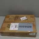 TEAMIX 2 Pack Monitor Stand Riser-20 inch, Black Desktop Stand for PC/TV/Laptop/Printer, Keyboard Shelf Organizer Wood Monitor Riser with Storage