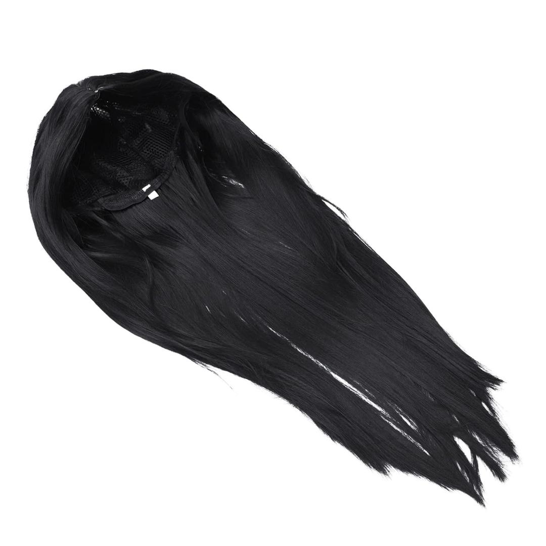 Natural Look Black Long Straight Wig Fashion Wig for Women Cosplay Supplies Soft Comfortable Hair Accessory