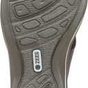 BZees womens DesireSlide Sandal, 6.5, Morel Stretch Fabric
