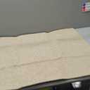 EARTHALL Small Area Rug 2x3 Ft Washable Rugs for Entryway Non Slip Braided Throw Rugs with Rubber Backing Door Mat Indoor Outdoor Entrance Cotton Woven Carpet for Kitchen Foyer Front Door, Send/Beige