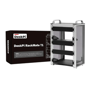 GeeekPi 8U Server Cabinet, 10 inch Server Rack for Network, Servers, Audio, and Video Equipment, DeskPi RackMate T1 Rackmount