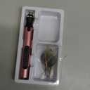 3-Speed Cordless Mini Drill Pen With 8 Small Drill Bits,Rechargeable Electric Hand Drill Pin Vise,Resin Drill Set For Jewelry Making,Resin,Plastic,Wood,Keychains DIY (PINK)