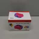 AGPTEK Electric Air Balloon Pump, 110V 600W Rose Red Portable Dual Nozzle Inflator/Blower for Party Decoration