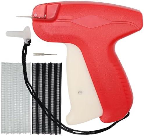 Teotranic Quick Clothing Fixer, Mini Stitch Gun for Clothes, Quilt Tacking Gun, Mini Tagging Gun, Hemming Sewing Tool Kit with 2 Needles, 500 Black & 500 White 5mm Mini Fasteners, tg-02