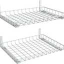 TORACK 2-Pack 12x24 inch Wall-Mounted Shelf, Garage Wall Shelves | for Closet & Laundry Room, Heavy-Duty, Wall Floating Shelf, Hold up to 60 lbs, White
