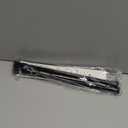 MEXAU 4PCS Small Tension Curtain Rod 11 to 19 Inch, Black Short Curtain Rods No Drilling, Loaded Expandable Spring Curtain Rods for Kitchen, Closet, Cupboard, Door, Bookshelf