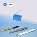 2 x 18 Pcs Extra Large Binder Clips 2 inch Length, Colorful Big Paper Clips for Office