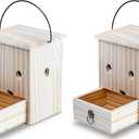 Carpenter Bee Traps for Outside 2PACK– Durable, WeatherResistant, EcoFriendly Wooden Wasp Trap for Outdoor Use