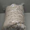 Lekesky Queen Size Duvet Cover Set, Reversible Duvet Cover Queen with Branch Pattern, Lightweight Soft Microfiber Comforter Cover, 3 Pieces Khaki Bedding Set with Zipper and 2 Pillowcases (Queen (9090 inch))