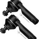 SCITOO 2pcs Suspension Kit 2 Front Outer Tie Rod End Link fit for 2005-2006 for Nissan for Altima ES800527