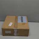 Elevon Handmade Storage Basket Set of 4, Plastic Wicker Baskets for Organizing with Handles, Storage Bins for Home Kitchen Countertop, Shelf Organizer, Waterproof, Coffee