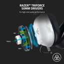 Razer BlackShark V2 X Gaming Headset: 7.1 Surround Sound - 50mm Drivers - Memory Foam Cushion - for PC, Mac, PS4, PS5, Switch - 3.5mm Audio Jack - White