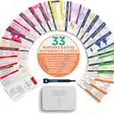 BadgeGuru Nursing Badge Reference Cards - 33 Double Sided Nurse Badge Cards - 66 Cheat Sheets, Nursing School Essentials, Nursing Students, New Nurses (Inverted)