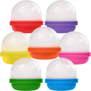 Capsule Vending Machine Translucent Acorn Capsules Empty 90 pcs 2 inch - Gumball Machine Capsules Bulk Party Favors Containers - Easter Basket Stuffers Gifts Pinata Stuffers DIY Craft Supplies