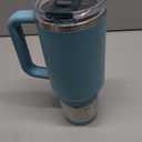 Stanley Quencher ProTour Flip Straw Tumbler with Leakproof Lid 40 oz | Built-In Straw and Handle | Cup Holder Compatible for Travel | Insulated Stainless Steel Cup | BPA-Free | Agave