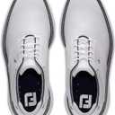 Footjoy Men's Traditions Previous Season Style Golf Shoe (9.5, White/White/Navy)