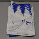 Sratte 4 Pcs Blue Christmas Kitchen Towels 16 x 24 Inch Merry Christmas Hand Towels Winter Let It Snow Snowman Dish Cloths Absorbent Xmas Tea Dishcloths for Home Bathroom Xmas Kitchen Decor