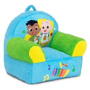 Delta Children  CoComelon Cozee Buddy Kids Chair, Blue