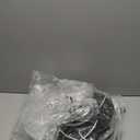 Yfrest Modern Ceiling Fan with Light and Remote, Low Profile Ceiling Fans with Lights, 32 Inch Black Flush Mount Ceiling Fan with 3 Light Color 6 Speeds, Fandelier Ceiling Fans for Kitchen Bedroom 