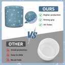 Silicone Boot Compatible with Sinple Midern 24/30/40 oz Tumbler with Handle/Trek Pivot, Protective Anti-Scratch Bottle Bottom Sleeve Cover Compatible with Sinple Midern Tumbler (Bling Slumberland)