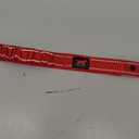 Heavy Duty Dog Collar with Handle | Ballistic Nylon Heavy Duty Collar | Padded Reflective Dog Collar with Adjustable Stainless Steel Hardware | Convenient Sizing for All Breeds (Medium/Large (14 - 18" Neck), March Red)