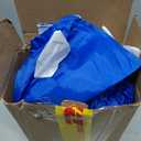 Inflatable T-Rex Costume for Adult, Blow-Up Dinosaur Suit for Halloween Christmas Birthday Party 150-190cm (Blue)