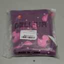 DELIFUR Large Dog Raincoat - Waterproof Dog Rain Poncho Adjustable Double Layer Rain Jacket with Hood for Medium Large Dogs Designed with Leash Hole Reflective Strip(Purple Duck, X-Large)