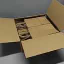 BagDream Gift Bags 100Pcs 5.25x3x8 Small Kraft Paper Gift Bags with Handles Bulk, Brown Paper Sacks for Small Business, Retail, Merchandise, Wedding Birthday Party Favor