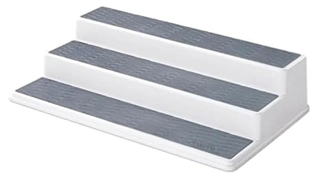 Home Intuition 3 Tier 14 inch Non-Skid Spice Rack Kitchen Pantry Organizer