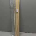 20PCS Wood Dowel Rod 24 Inch  Wooden Dowels 1/4 inch x 24 Inch for Crafts Wood Craft Sticks Bamboo Rod Bamboo Sticks Long for DIY Projects