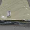 Beige Cream Solid Color 1 Pack,  Clear View Round Ring Binder with Clipboard for Office Supplies