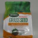 Scotts Turf Builder Grass Seed High Traffic Mix - Grass Seed Plus Lawn Fertilizer and Soil Improver, Self-Repairs, Covers Up To 1,200 sq. ft., 2.4 lb.