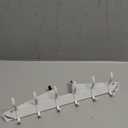 No Assembly Required Over The Door Hooks, Tie Rack Hanger for Closet, Upgraded Tie Hangers for Men, Sturdy Door Hanger Hook, Black