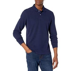 Amazon Essentials Men's Long-Sleeve Pique Polo Shirt XL