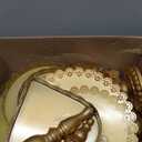 Set of 9 Cake Stands Metal Cupcake Stand Set Multiple Styles Candy Fruit Display Tower Dessert Plate Cake Serving Tray for Birthday Party Wedding Anniversary Baby Shower Engagement (Gold)