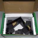 2x4 Door Barricade Brackets,Door Barricade Security Bar,Heavy Duty Door Bar Holder Brackets Lockable with 24 Screws, Drop Open Bar Holder Steel U Brackets for Home Security,Color Black (4PCS)