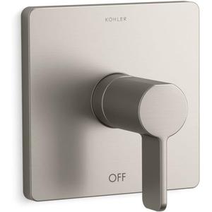 KOHLER Ts23501-4-Bn Parallel Rite-Temp Shower Valve Trim, Brushed Nickel