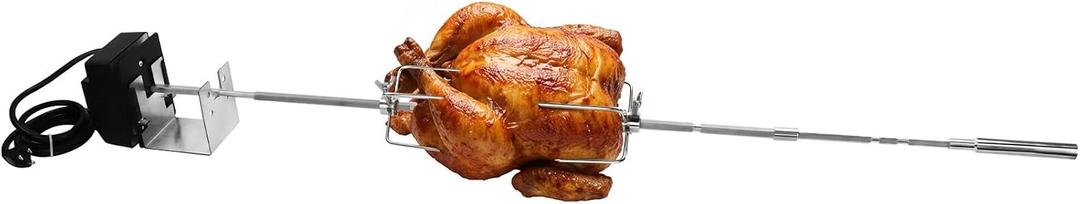 7652 Rotisserie Kit for Weber Genesis II 200/300, 13W Motor, Stainless