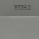 Culinary Couture White Bread Box for Kitchen Countertop with Bamboo Lid - Large BreadBox for Homemade Bread - Storage BreadBox with Cutting Board Lid (Brown)