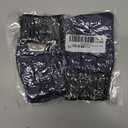 2 x FGSS Kids Winter Stretch Knitted Mittens - Thick Warm Gloves for Boys Girls 4-7 Yrs (Navy)