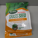 Scotts Turf Builder Grass Seed High Traffic Mix - Grass Seed Plus Lawn Fertilizer and Soil Improver, Self-Repairs, Covers Up To 1,200 sq. ft., 2.4 lb.