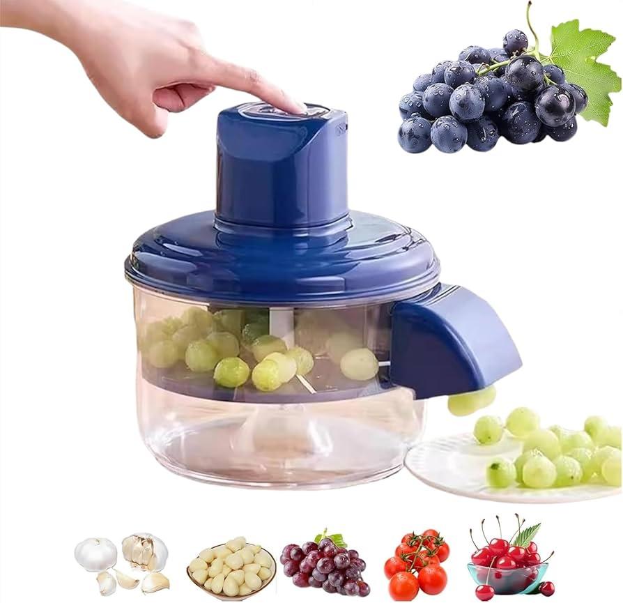 Electric Grape Peeling Tool, Automatic Peeler Machine - Smart Rechargeable Mini Peeler, Ideal for Grapes, Cherry, Garlic and Tomato