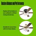 Westinghouse 22-Inch Replacement Fan Blades for 52-Inch Ceiling Fans