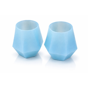 Wine2Go Diamond Silicone Drink Cooler Glasses 9oz