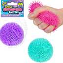 2 x ORB Curiosities Sugar Smooshies Softees Slow Rise Sugar Ball 3 Pack - Soft, Squishy and Stretchy Stress Ball Squishies for Play and Stress Relief - Sugar Water Filled Fidget Toys for Kids and Adults, 2.75 inches